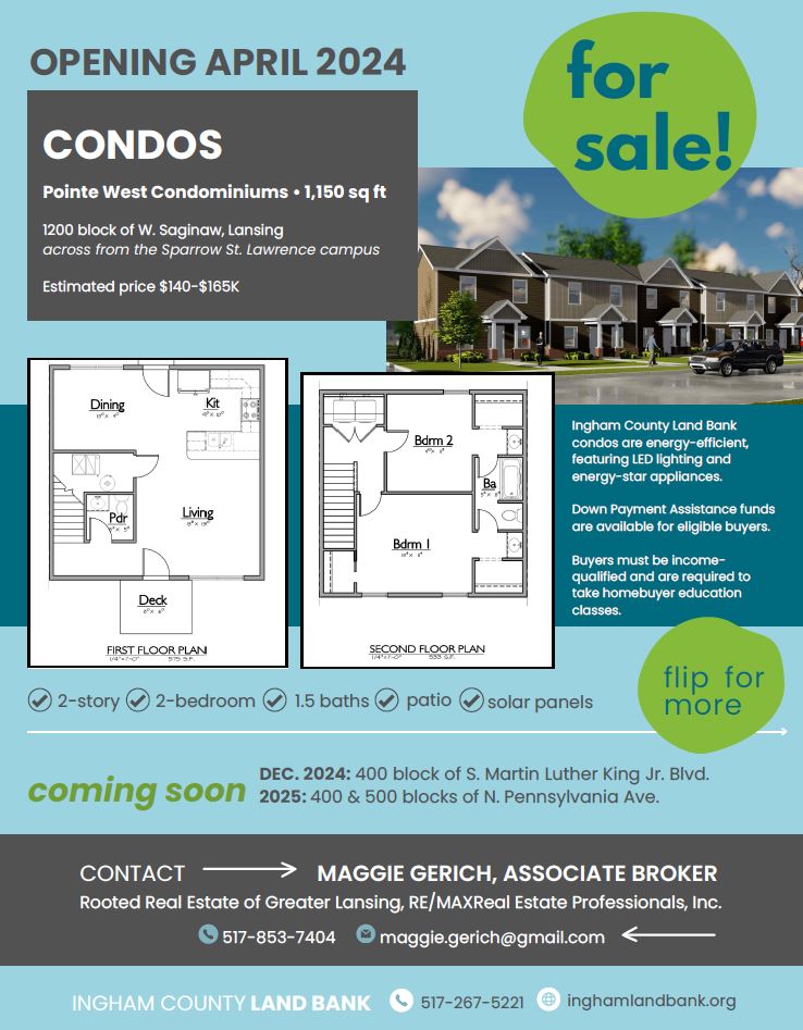 Residential properties for sale Ingham County Land Bank